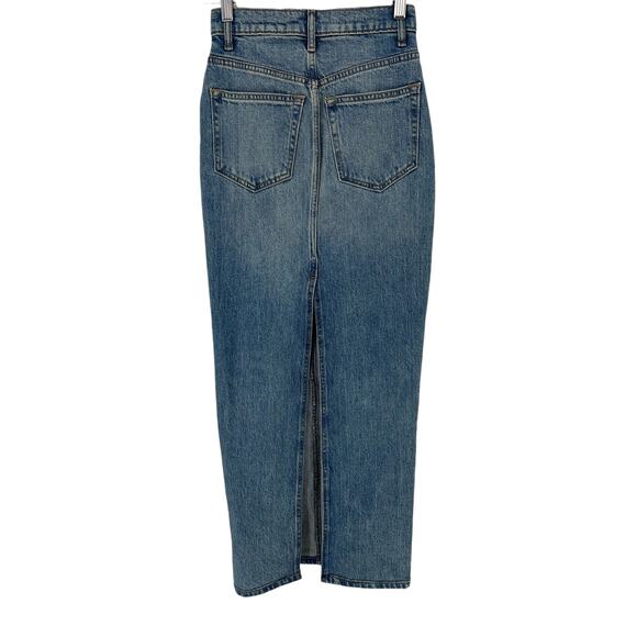 Reformation Blue Daria Denim Maxi Skirt in Merritt - Picture 11 of 12